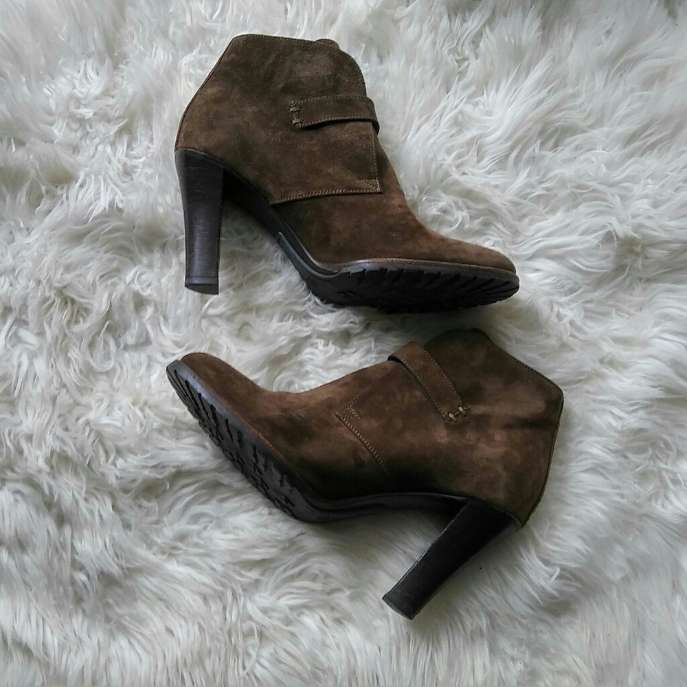 Ralph Lauren Collection Suede Ankle Boots - Picture 5 of 12